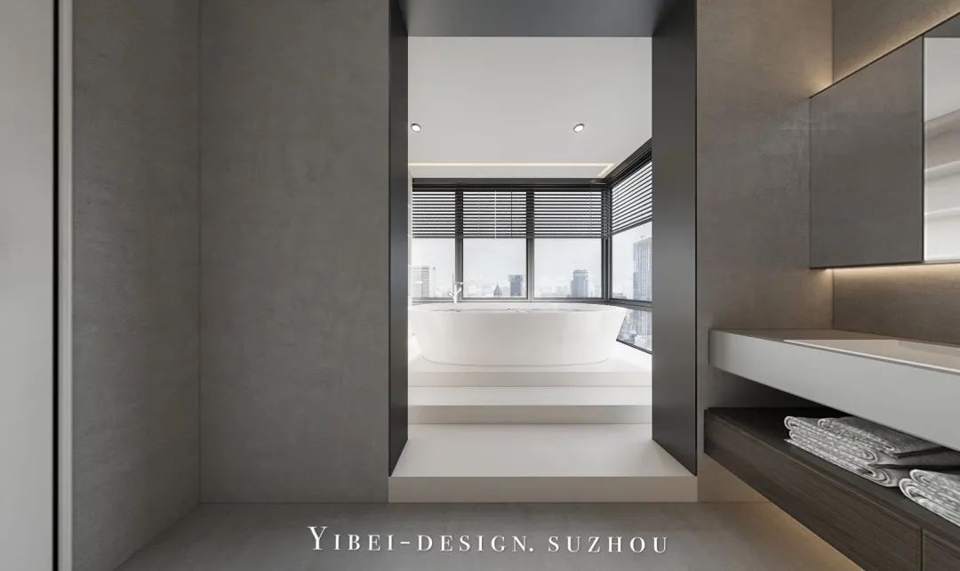 一贝设计 | 现代棕色空间 | 优雅气质与活力并重-26