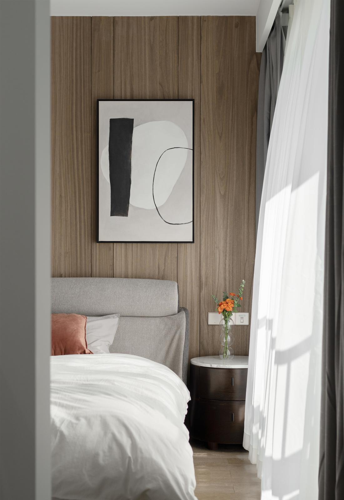 95 后高级风婚房，胡桃木与大理石的完美融合-22