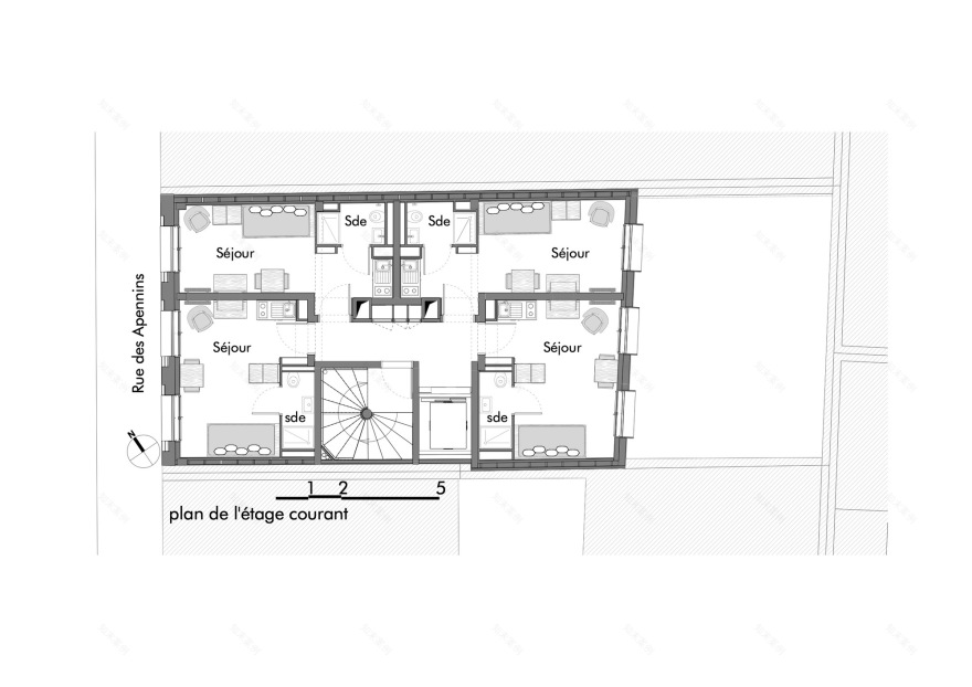 亚平宁山脉家庭养老院丨法国巴黎丨Ce Qui Façonne Demain Architecture-30