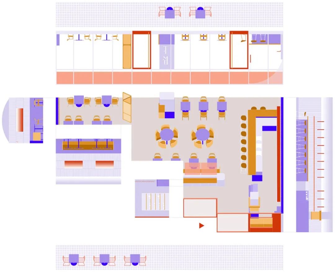 上海环宇荟 198㎡茶餐厅，打造惬意氛围空间-11