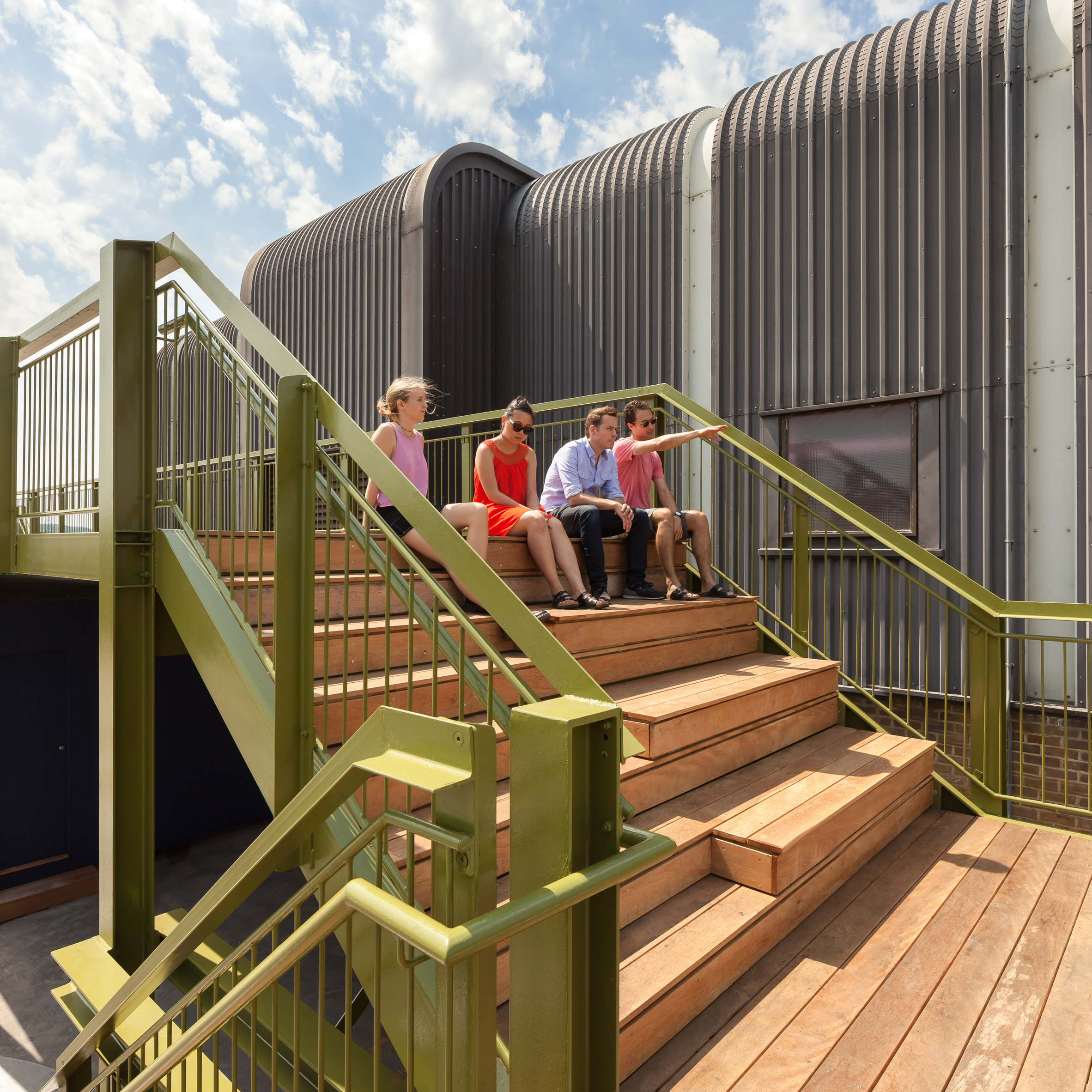 Cooke Fawcett's rooftop observatory frames views from Peckham car park-14