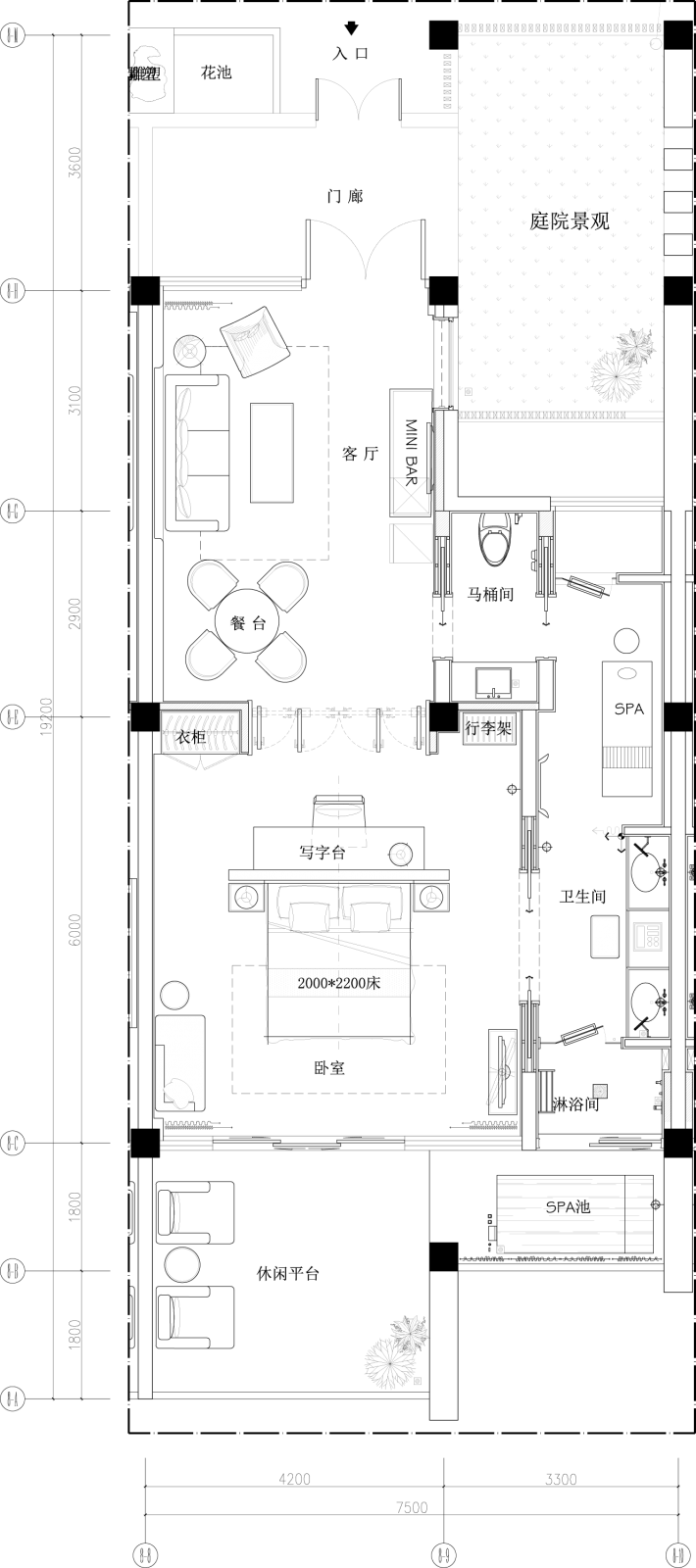 深圳市广田建筑装饰设计研究院丨柬埔寨太子会会所  广田建筑装饰设计丨柬埔寨金边市-27