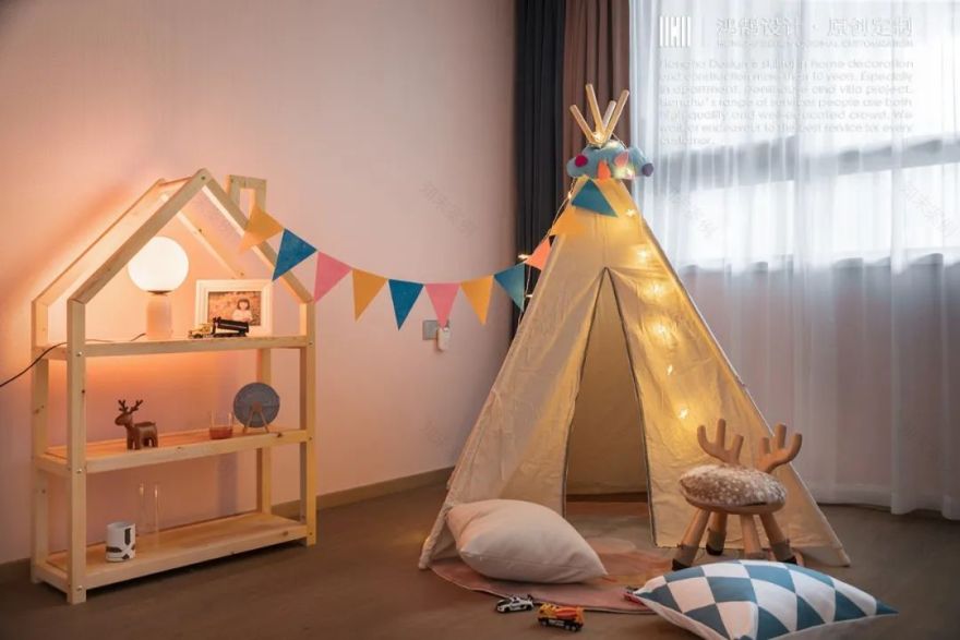 路劲铂郡 140㎡现代简约精装空间丨鸿鹄设计-22