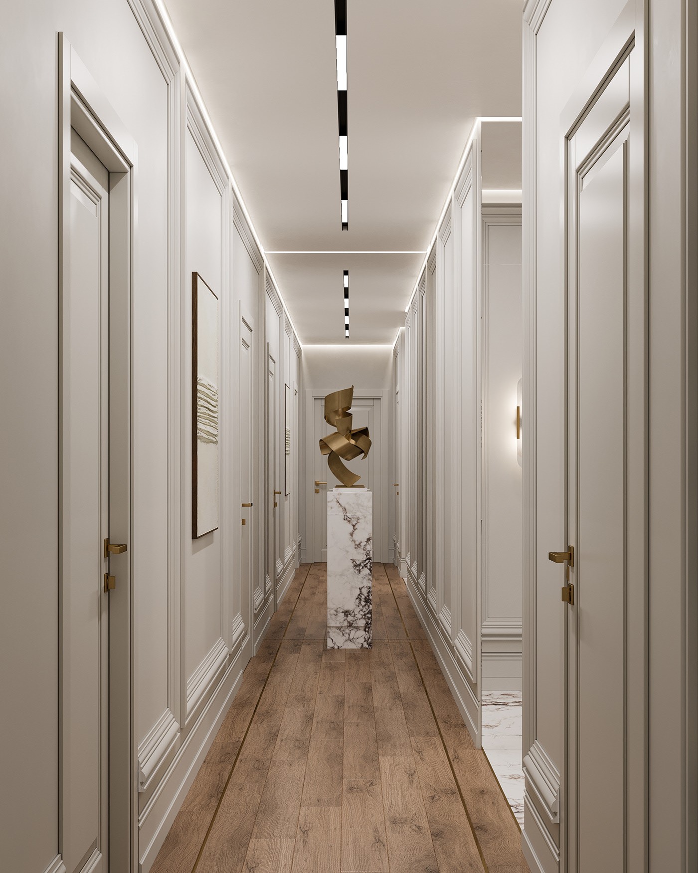 浅色系公寓设计 高级又有格调！-2