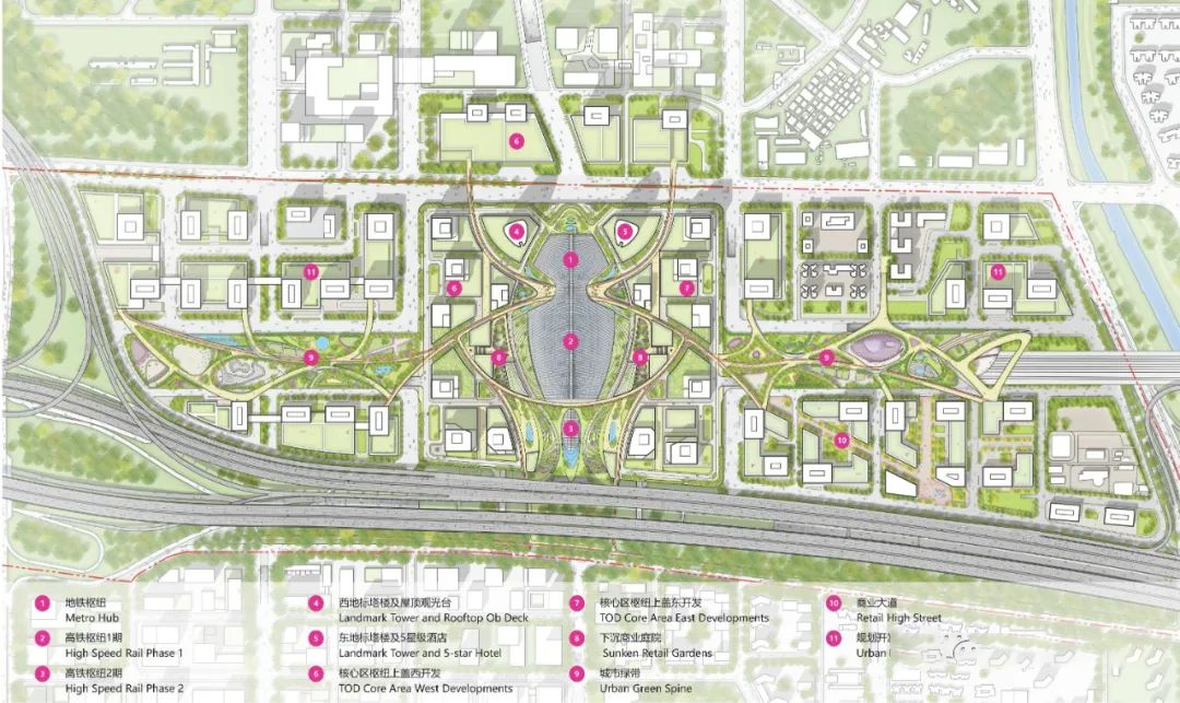 深圳市西丽综合交通枢纽建筑概念设计丨中国深圳丨Farrells联合体-24