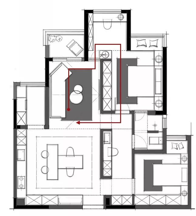 洄游动线设计，让家更舒适便捷-40
