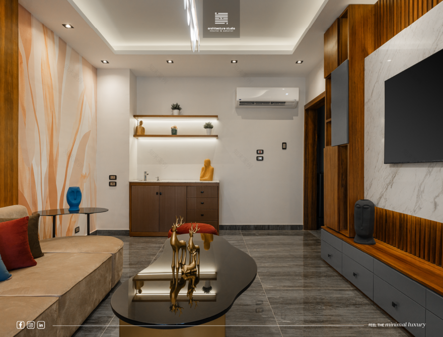 实景实拍 奢华客厅丨埃及开罗丨A2Z Architects-10