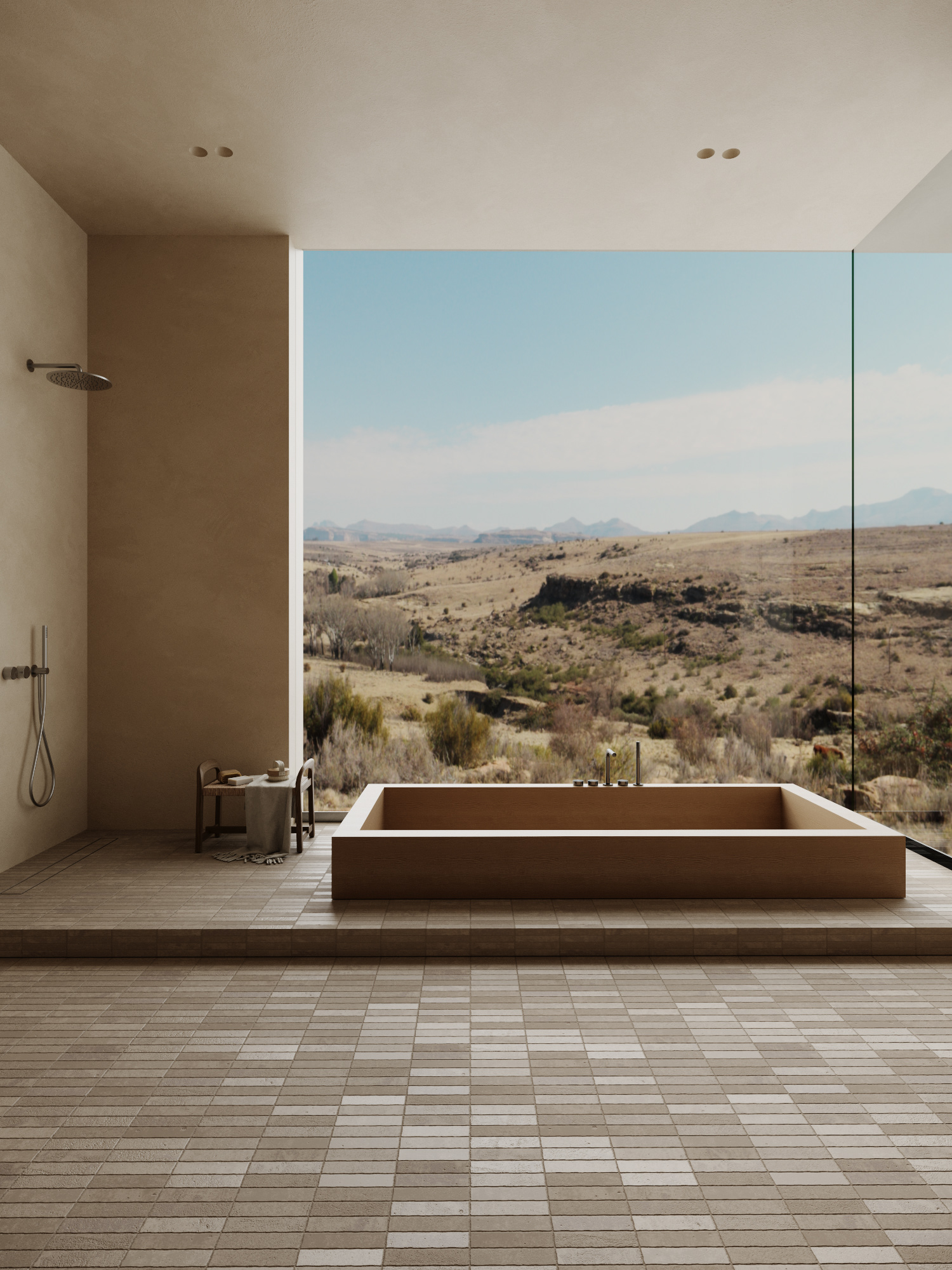 带有绝佳视野的浴室丨Alina Nykonets-2