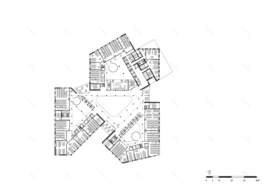 VIA 大学学院霍森斯校区丨丹麦丨C.F. Møller Architects-44