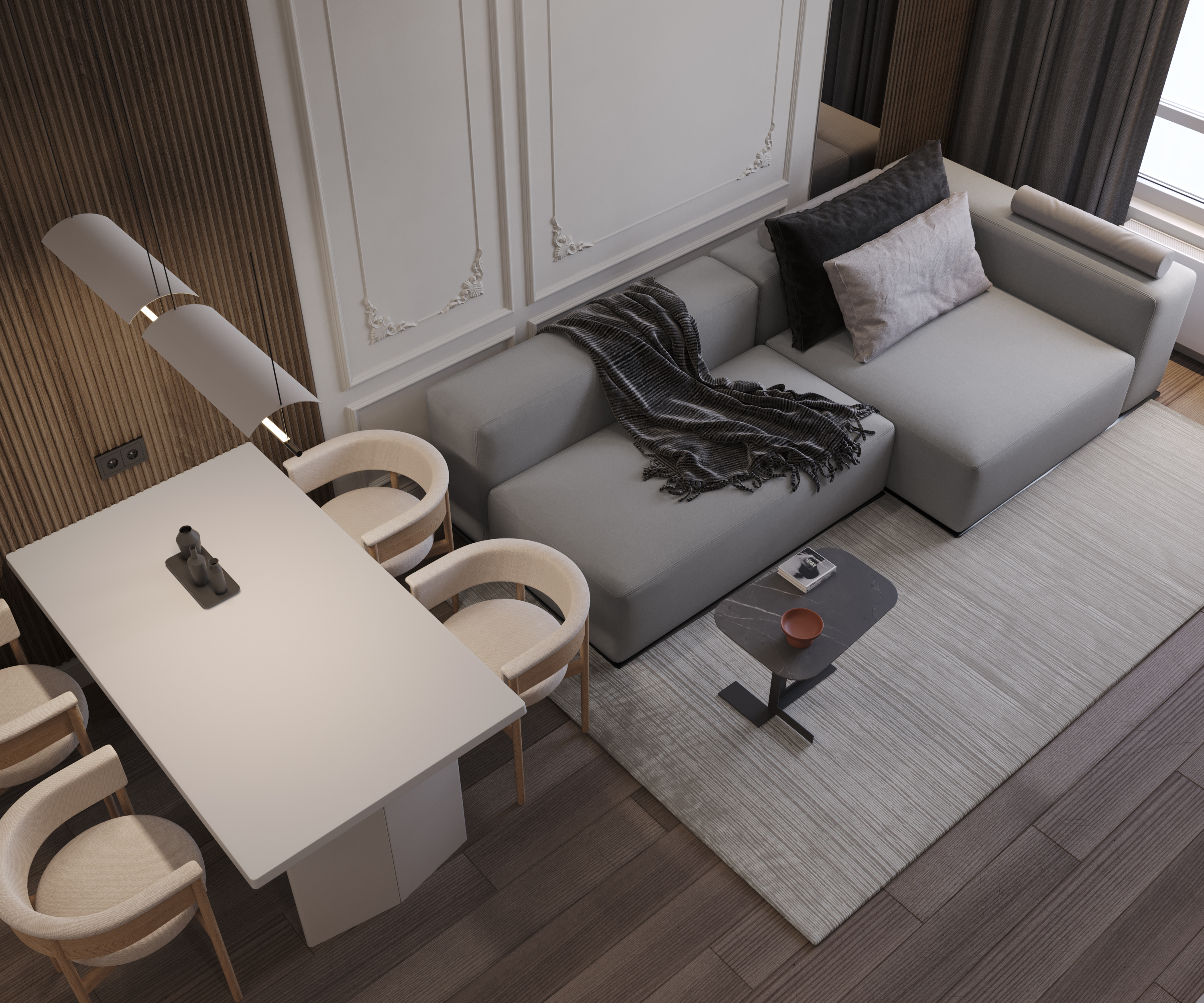 Design project of the apartment "Highvill"-1