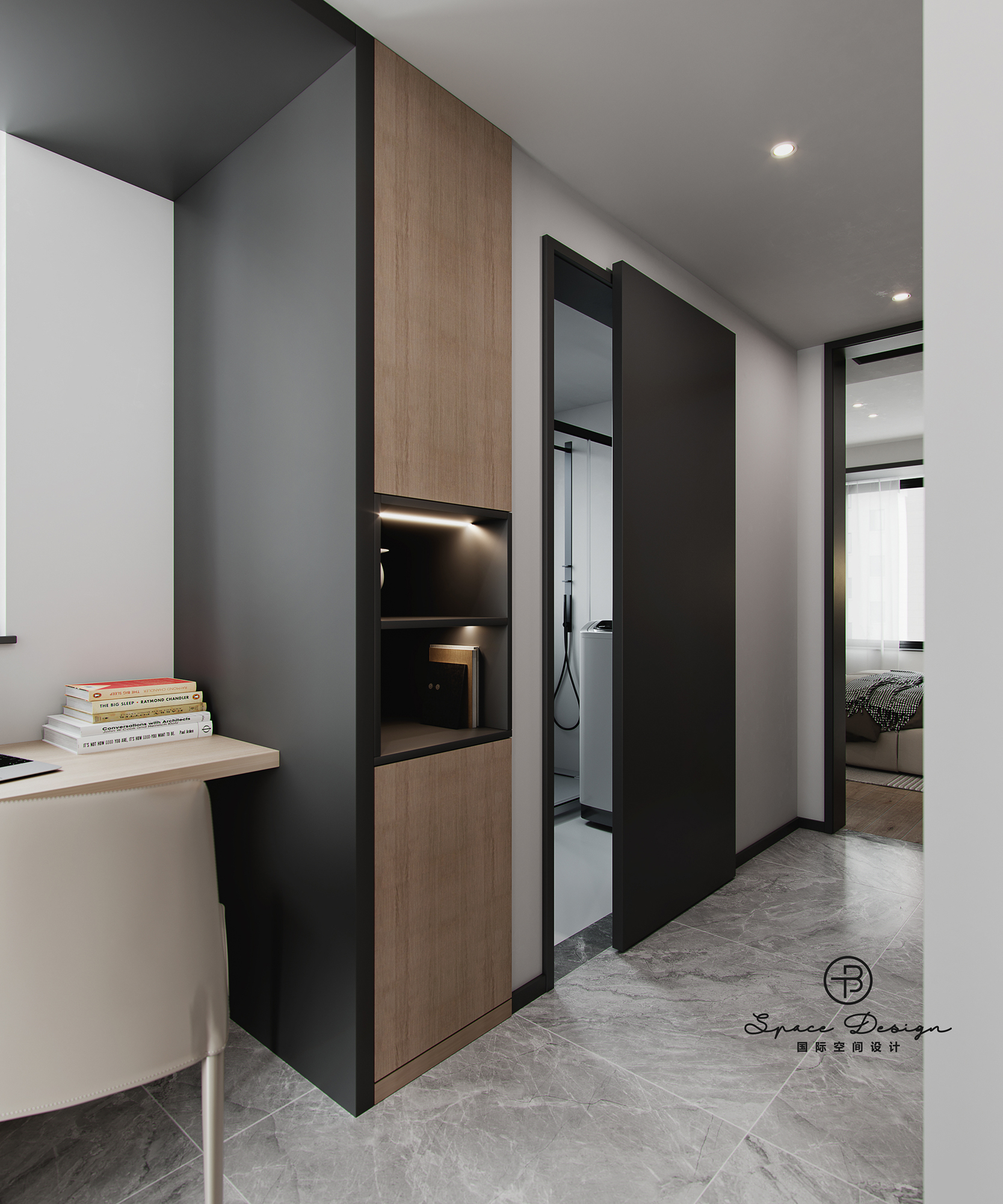 极致简约温暖治愈的家丨中国通州丨T·B 国际空间设计-25