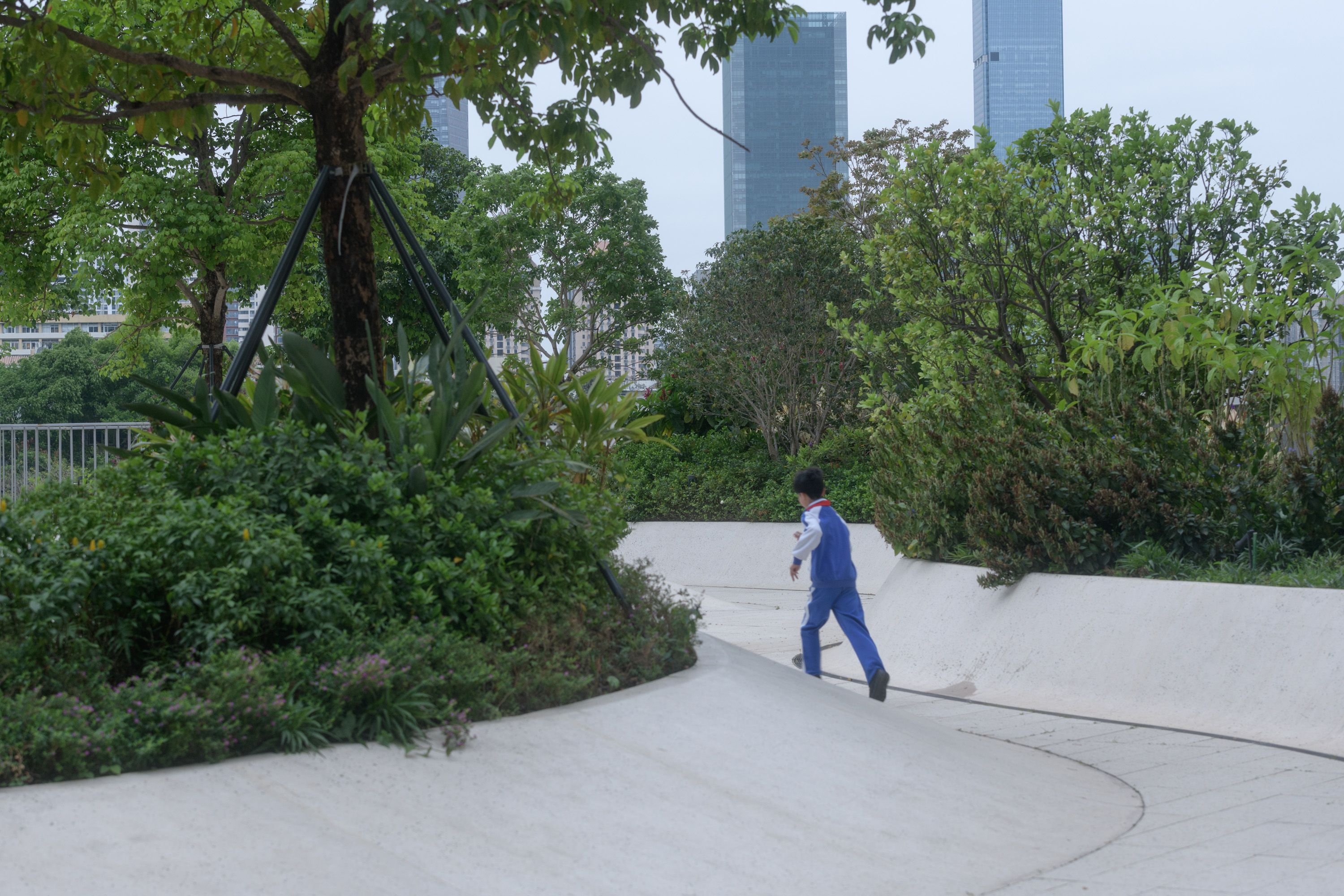 红岭教育集团 华富实验学校丨中国深圳丨大小景观,深圳市建筑设计研究总院有限公司,广州天泓-70