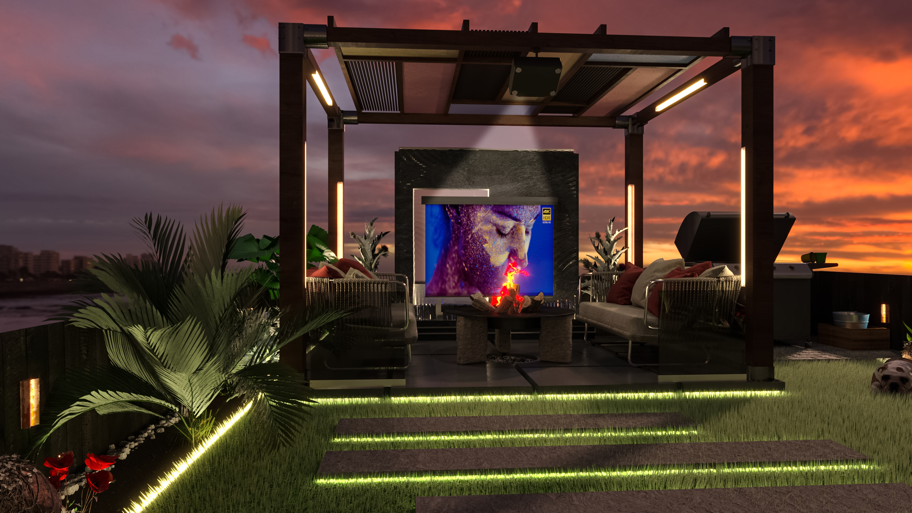 海德公园山景别墅丨埃及开罗丨Atrium Design  Ahmed Rabie-38