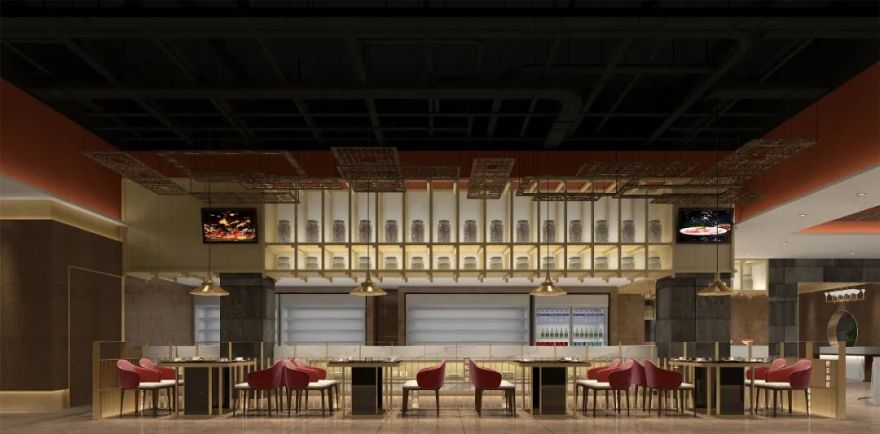 内蒙古一捞一世界豆捞火锅店设计案例-43