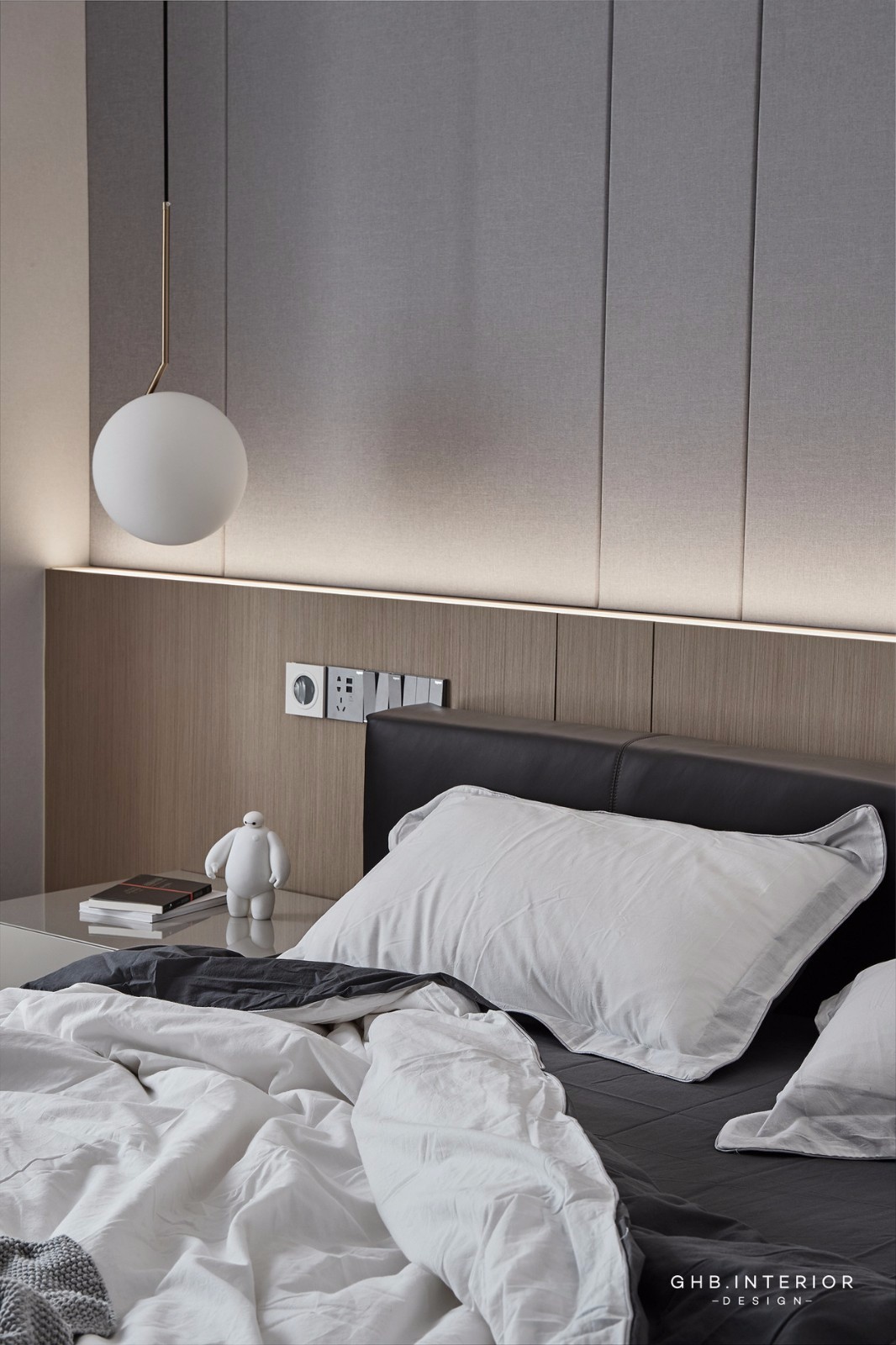 无锡五矿黄山湖壹号住宅 | GHB 空间设计打造静谧优雅空间-26