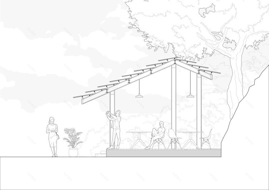 Mountain Alley Rooftop Teahouse Pavilions / RY+P architects-32