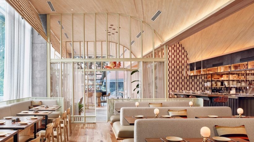 ATX COCINA，木制天花板下的素雅餐厅-1