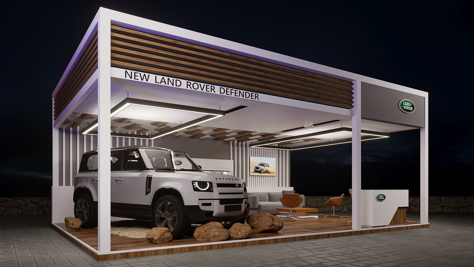 捷豹路虎新款路虎卫士丨埃及丨Event House Egypt-6