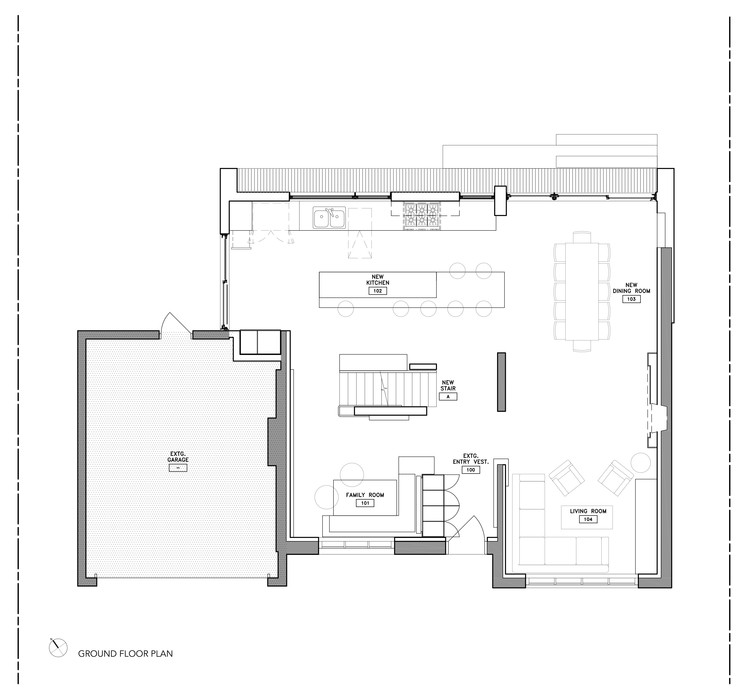 多伦多现代家庭住宅翻新-14