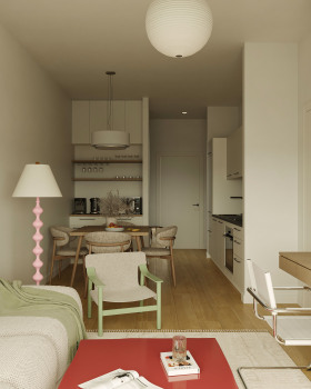 Smart Living in 47 sqm | Berlin Apartment Interior