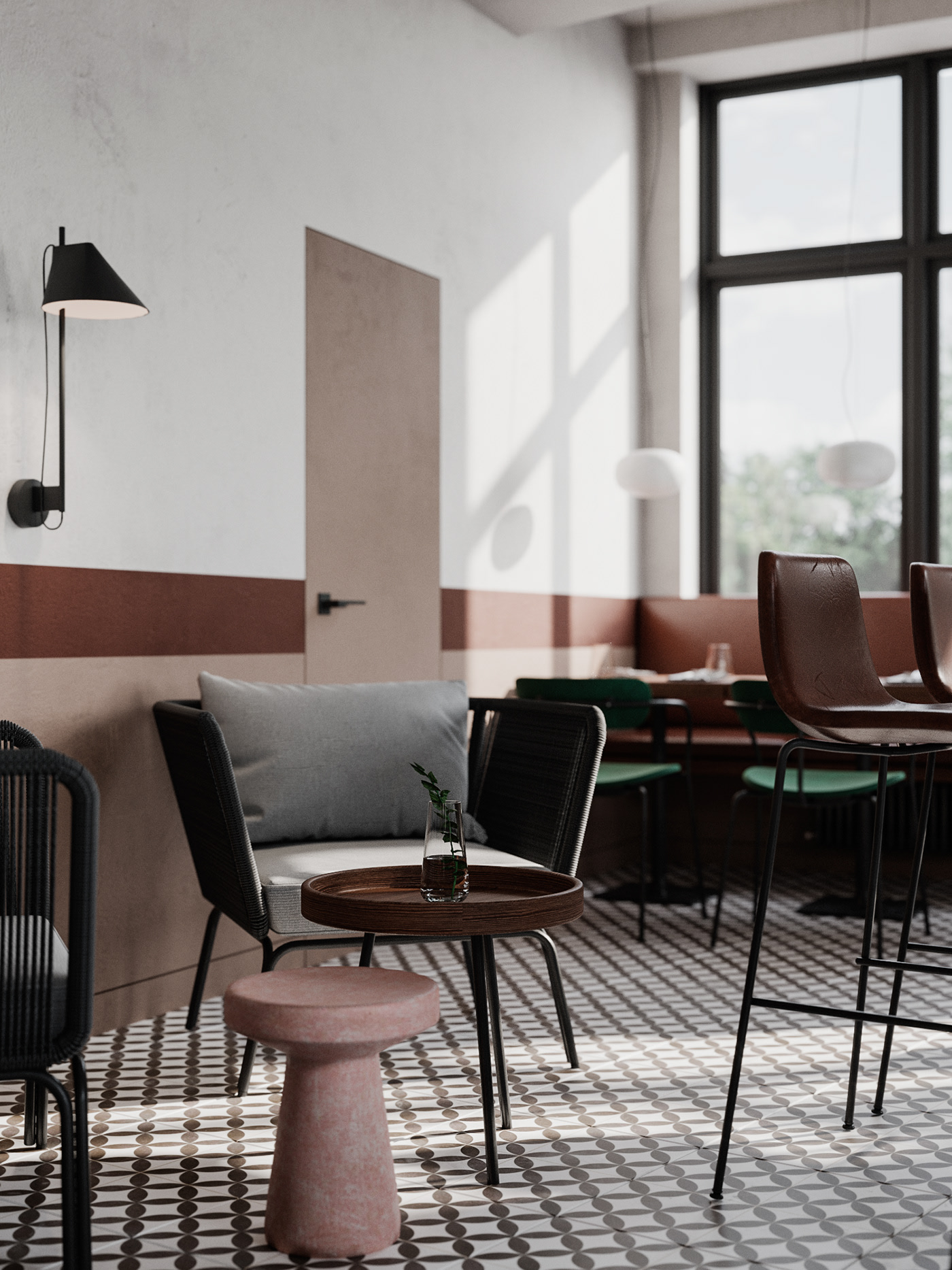 圣彼得堡 89㎡自然魅力随性餐厅-7