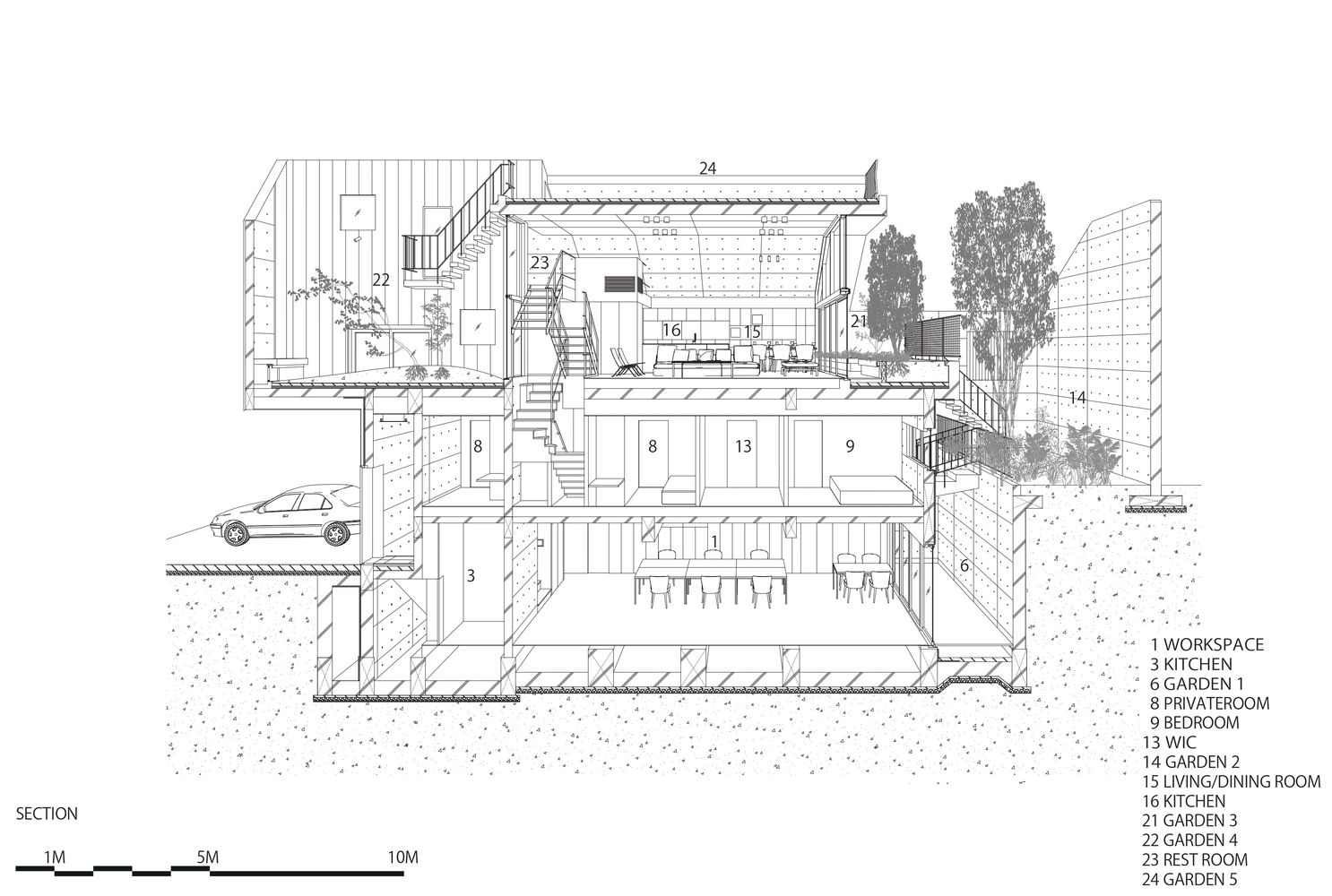 日本混凝土壳住宅丨IKAWAYA Architects-22