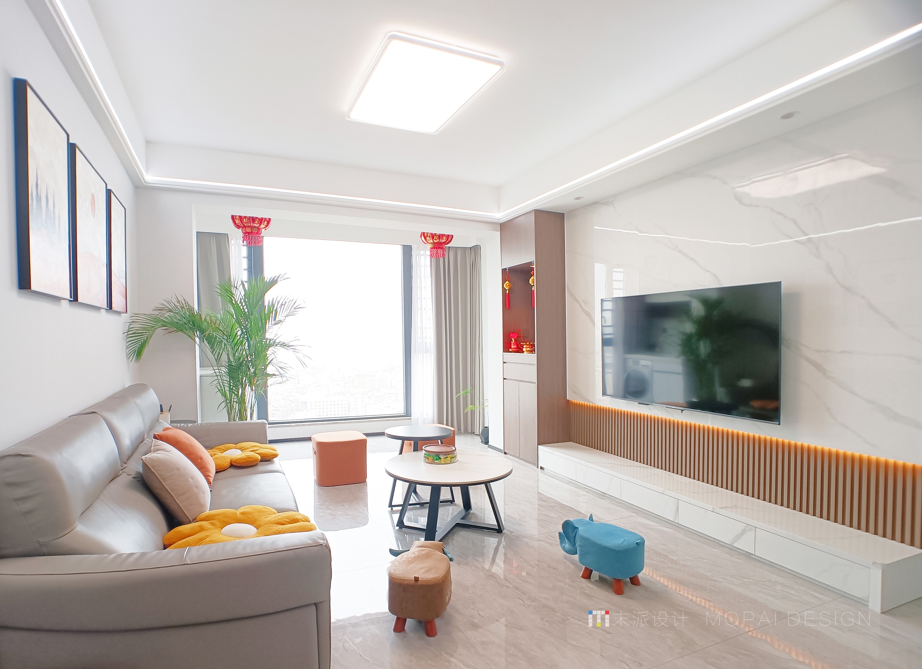 现代摩登灰生活家丨石狮末派设计-15