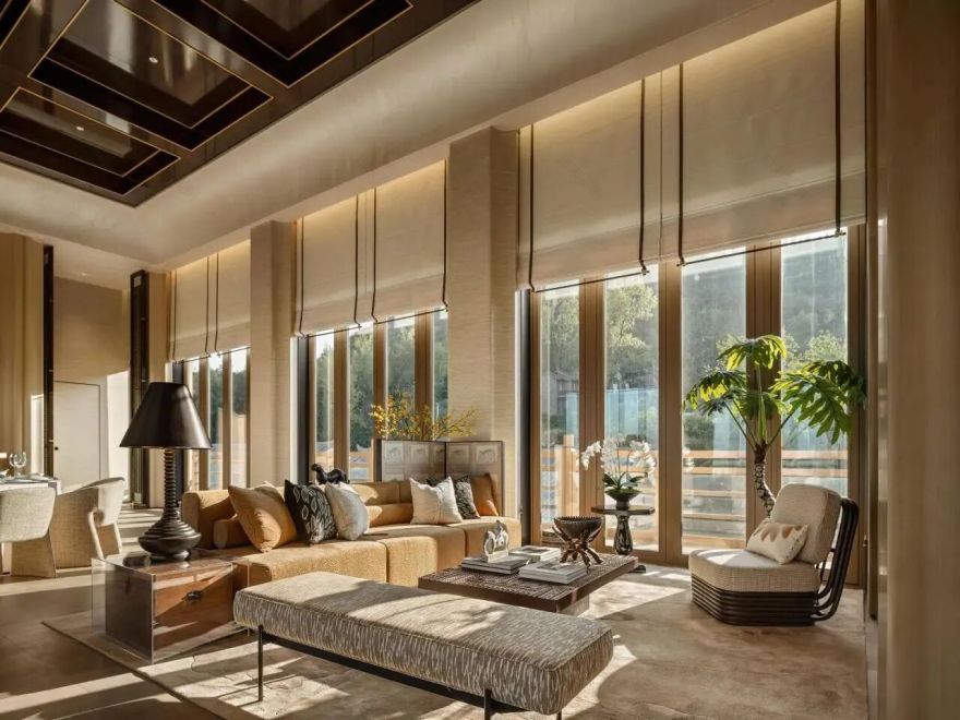 176㎡新中式美学宴会厅样板间设计丨紫香舸设计-20