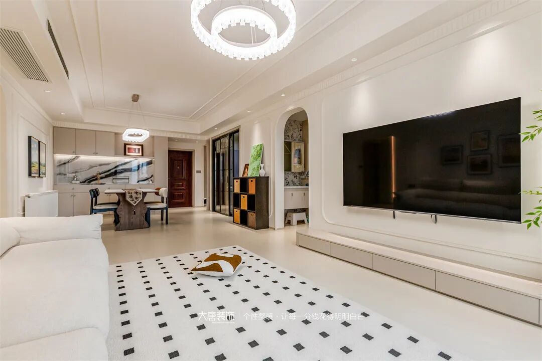 大唐实景丨150㎡清新法式风，连空气都带着文艺感~-2