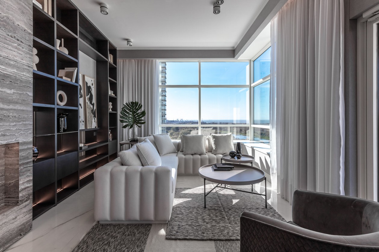 简洁白+高级灰 高级质感公寓设计-2