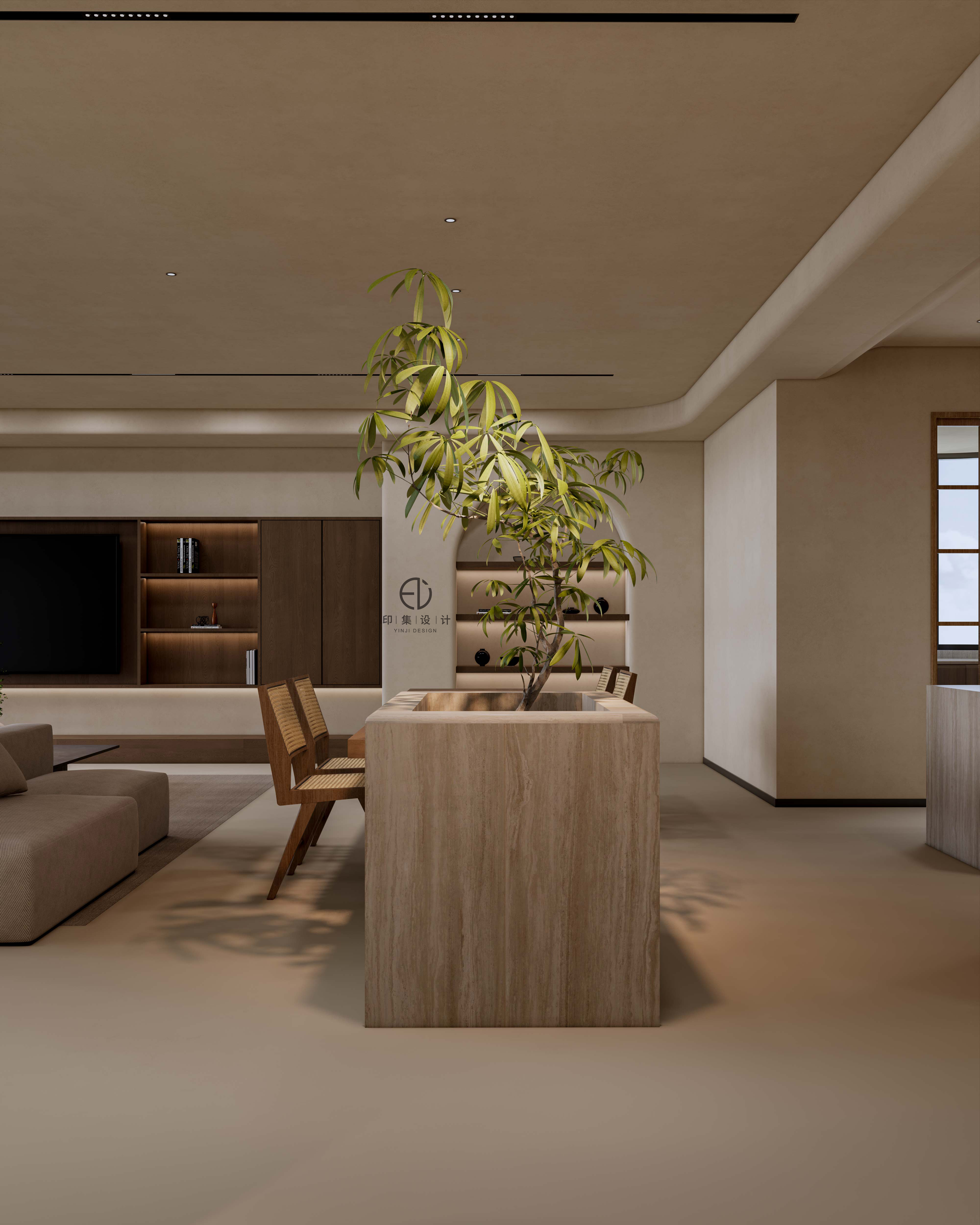 233㎡黑胡桃中古风，东方雅境，大美不言-16