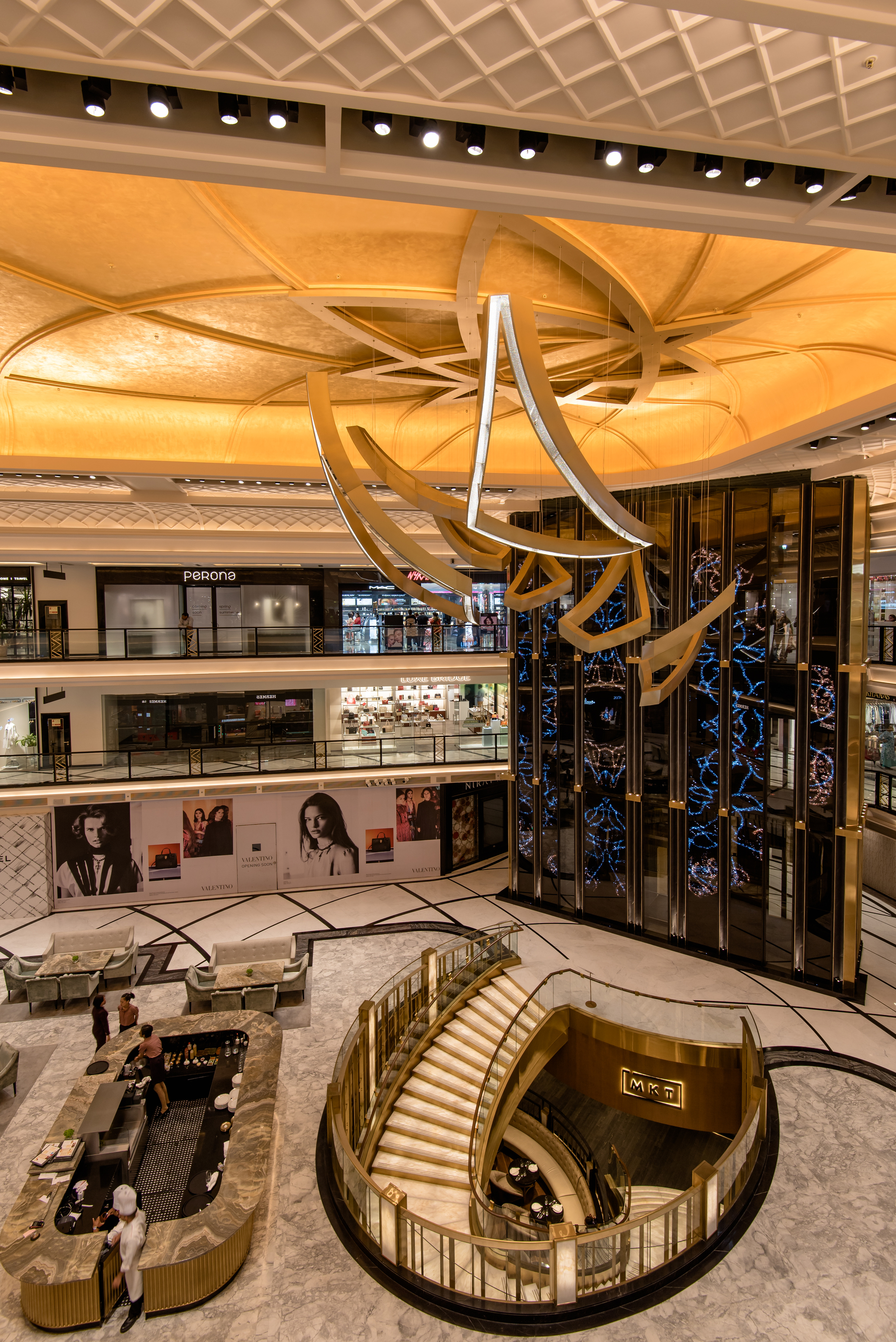 智慧照明点亮奢华商场——新德里“Chanakya”商场案例-31