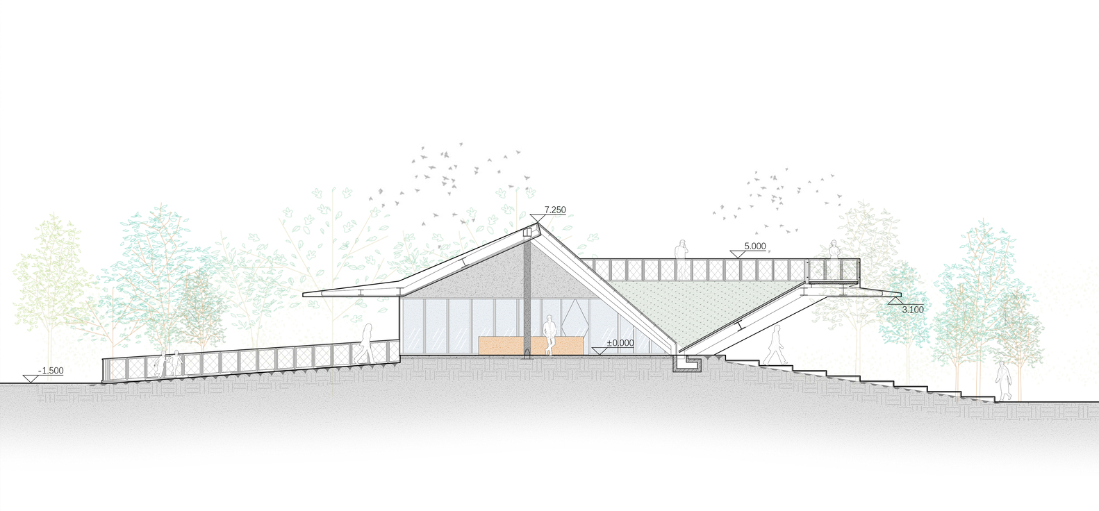 杭州钱塘江畔亚运公园丨中国杭州丨TJAD 原作设计工作室-14