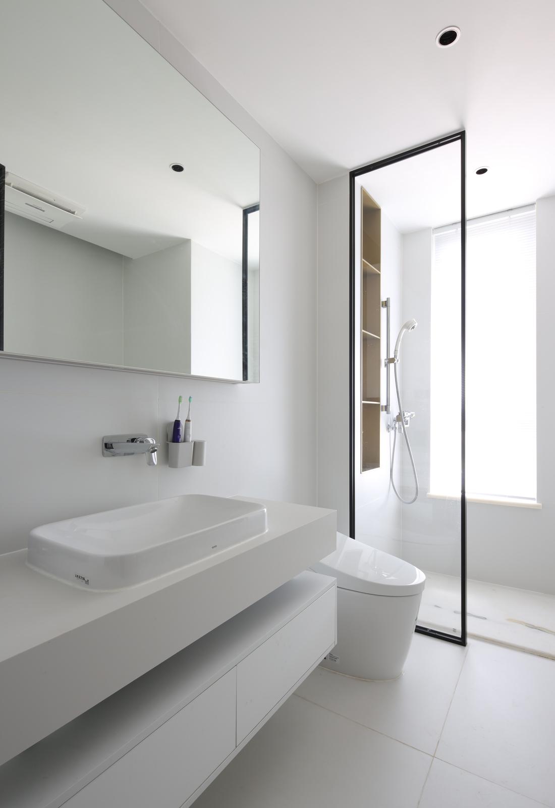 200㎡大平层现代简约风黑白艺术空间-27