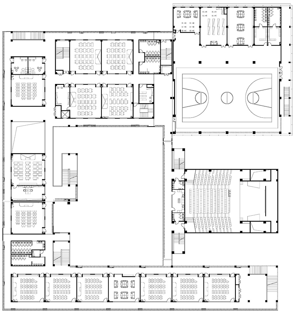上海市奉贤区金馨幼儿园,上海市奉贤区曙光初级中学丨中国上海丨上海高目建筑设计咨询有限公司-109