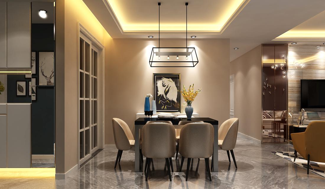 彭下欢设计——现代风格姜女士寓所-4