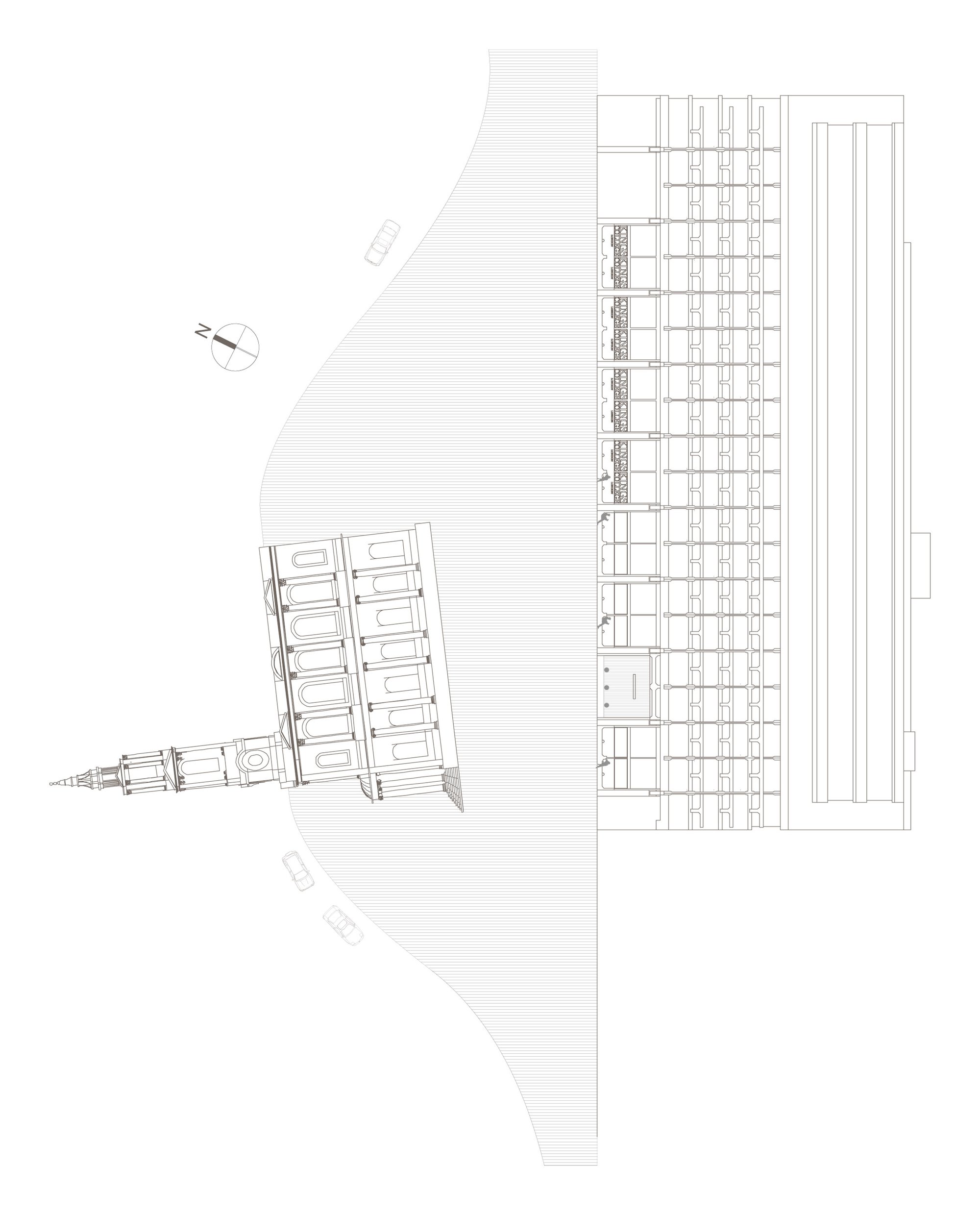 伦敦国王学院斯特兰德校区四方院重建项目丨英国伦敦丨Henley Halebrown-8