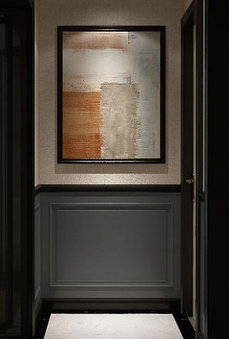 爱马仕橙&孔雀蓝撞出高级感,美式混搭打造优雅轻奢家居-59