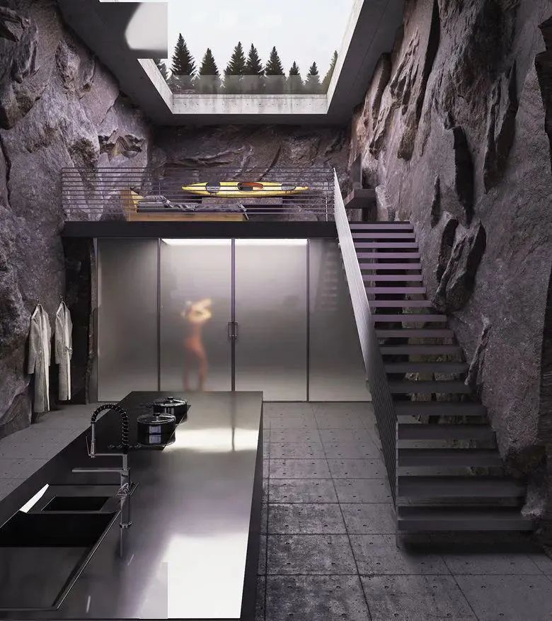 暗黑别墅的神秘魅力,大师 Reza Mohtashami 的现代设计艺术-49