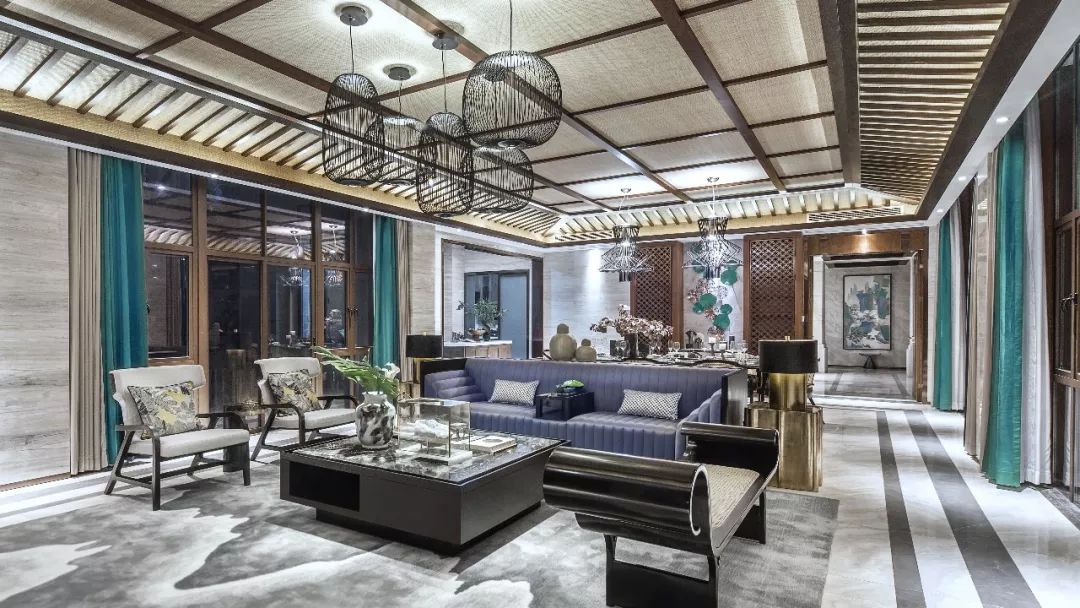 白金海岸21号院别墅样板房软装-14
