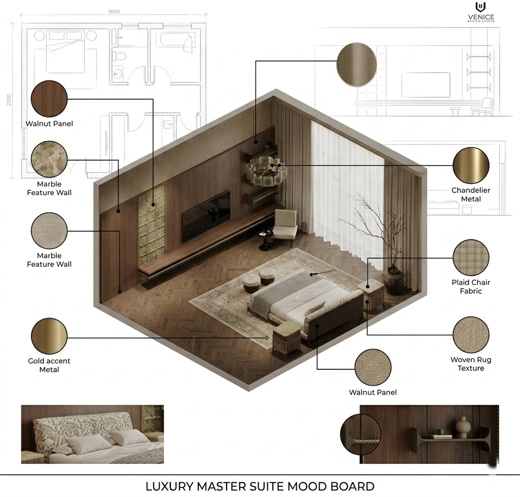 主卧室设计丨Mohammed Yossef-13