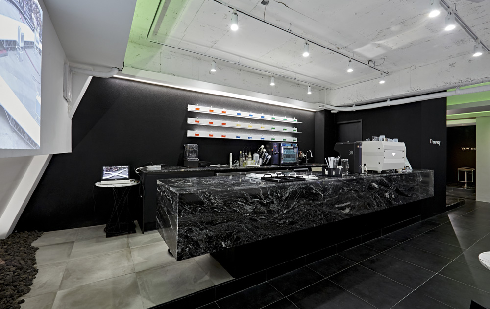 "韩国现代简约风格咖啡厅设计"-4