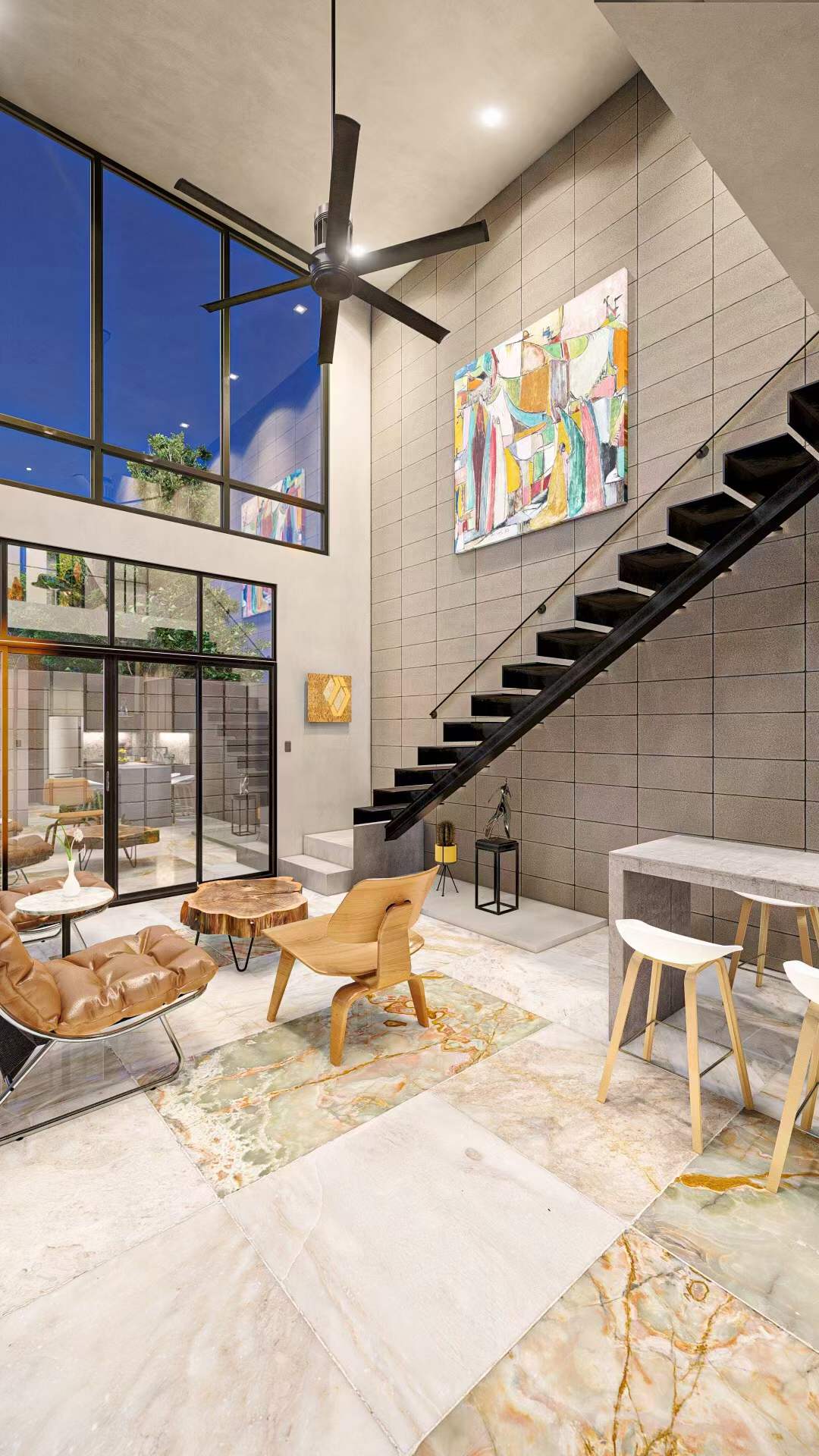 乡村主义概念住宅，华丽温馨-3