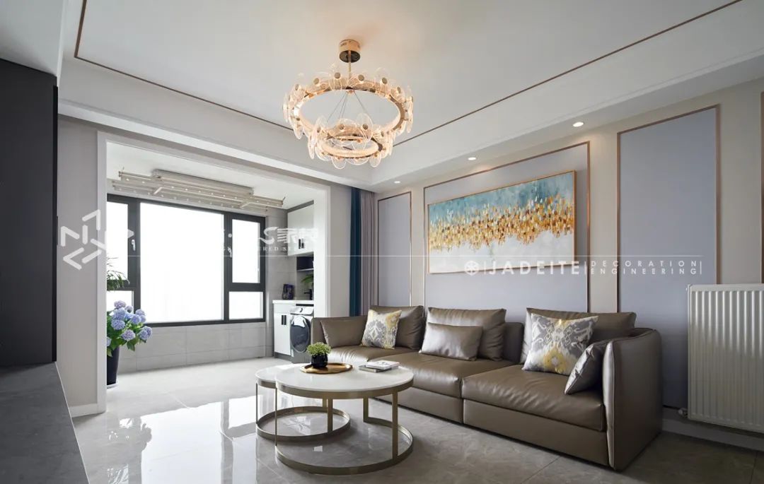 第一国际 116㎡现代轻奢空间设计丨锦华装饰-24