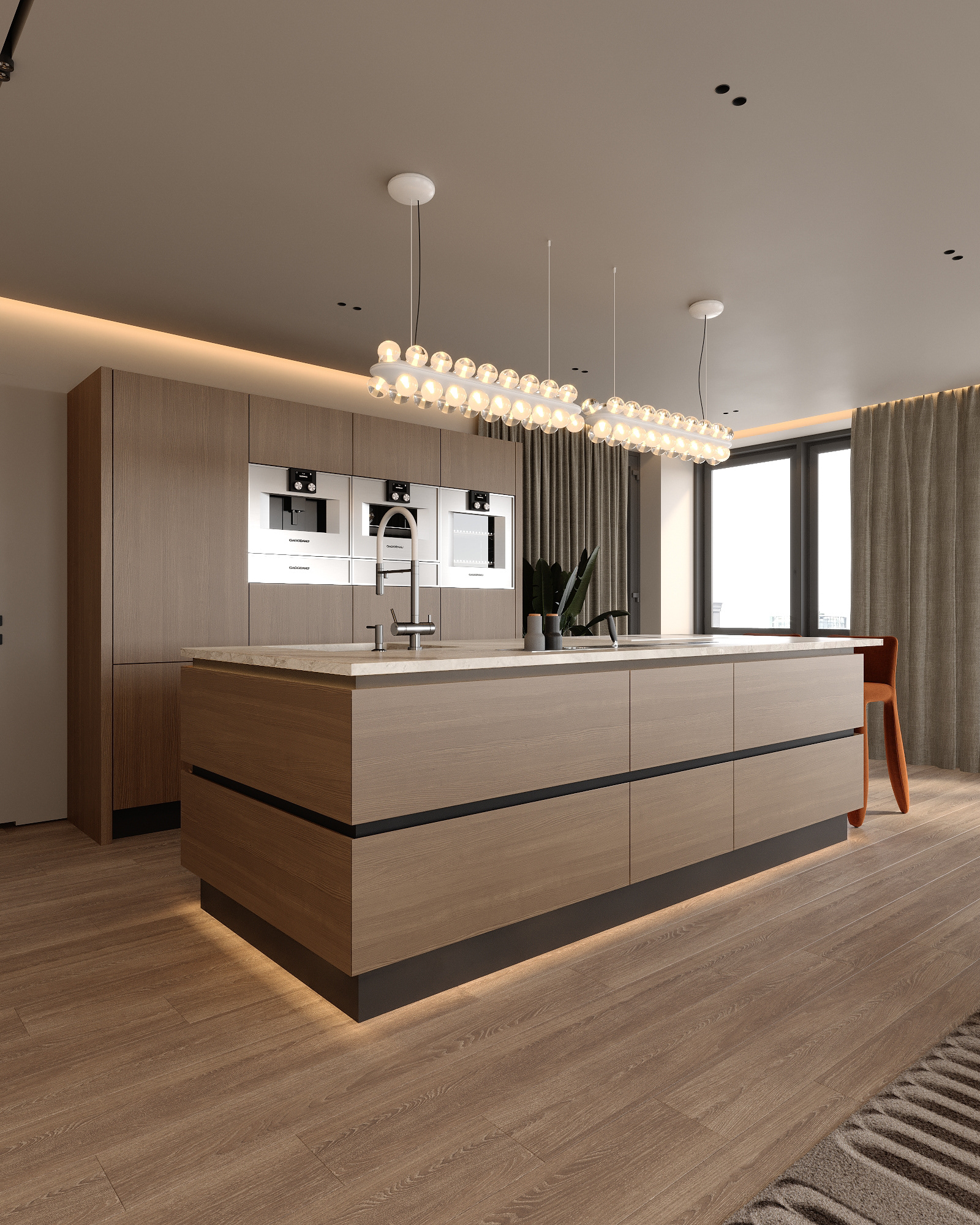 现代风格大型舒适公寓丨乌克兰丨Bodes studio-30