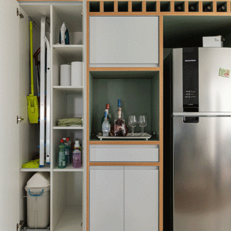 巴西 38㎡绿意小公寓,紧凑实用空间利用-15