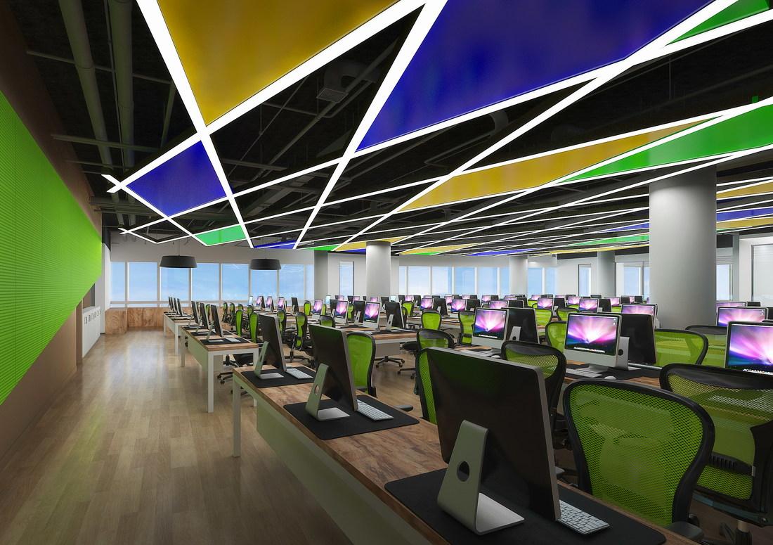 
明烨天空-望京SOHO达闼科技效果表现项 -2