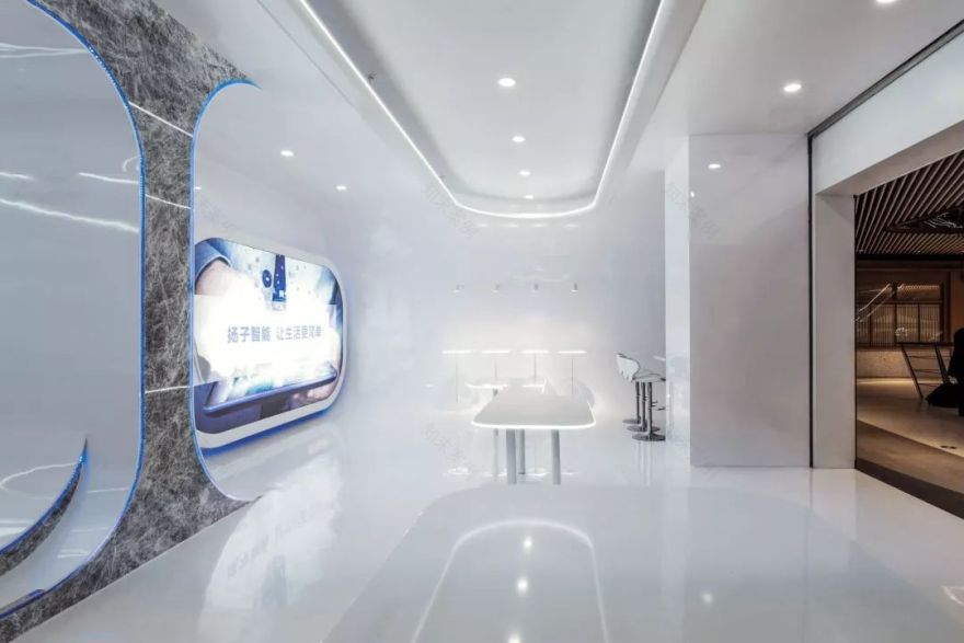 穿梭·智能生活体验馆——弧线元素打造的未来智能家居空间-29