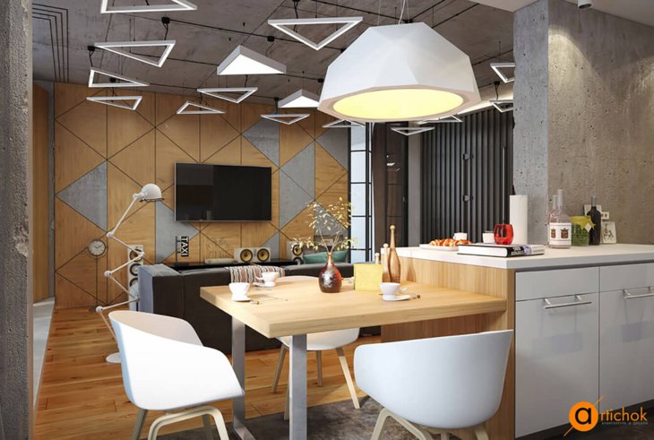 Бетон, контейнер, желтый, лофт - Art-i-chok-16