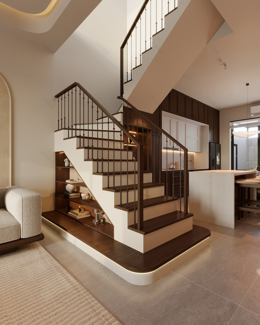 The Warm Balance – Modern Living Space-7